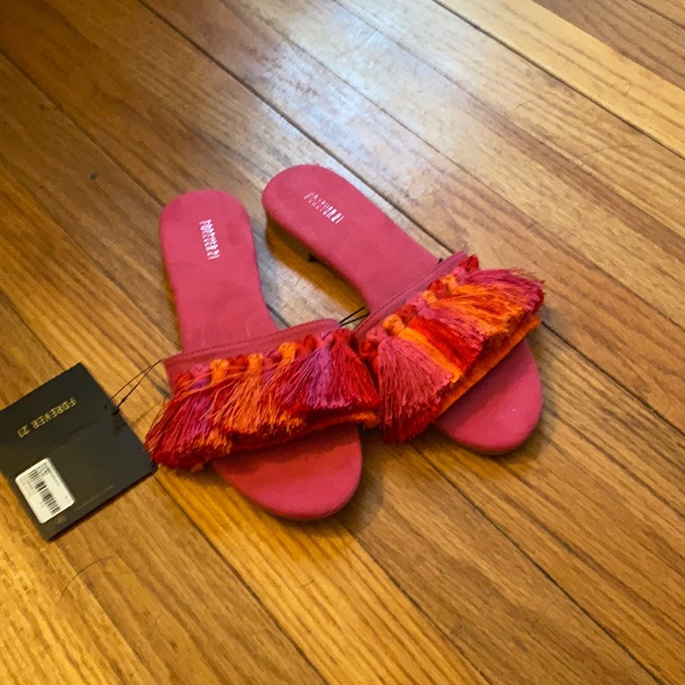 NWT tassel sandals